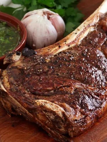 tomahawk al horno chimichurri
