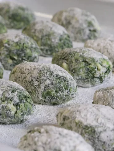 malfatti receta espinaca queso ricotta