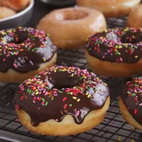 donas caseras receta galseado chocolate donuts