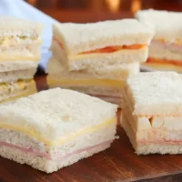 sandwich miga casero pan receta rellenos