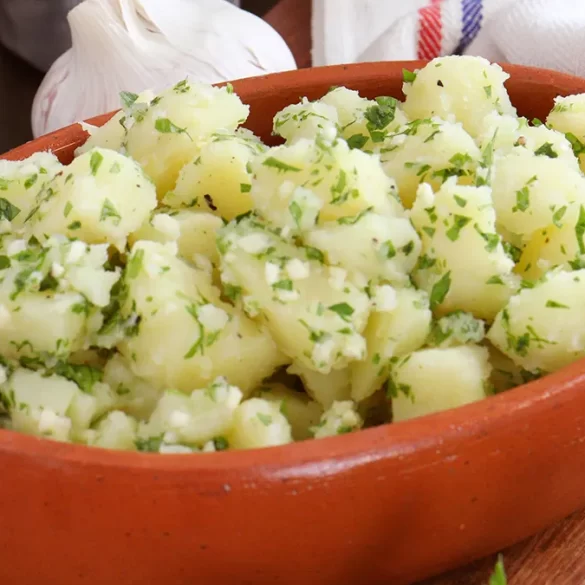 ensalada papa provenzal ajo perejil