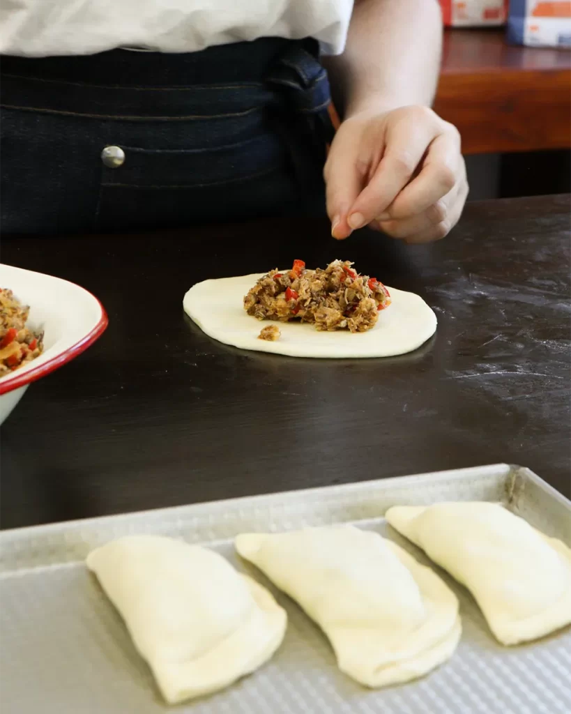 relleno de caballa para empanadas de vigilia