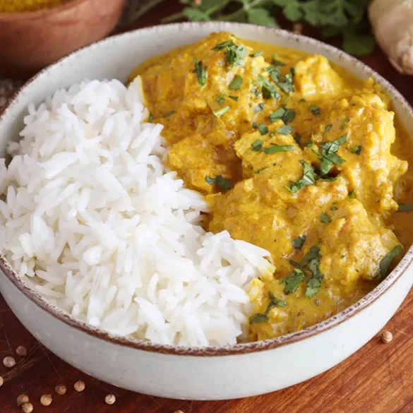pollo curry arroz receta casera