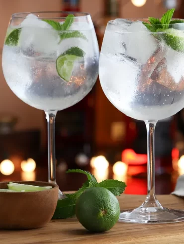 gin soda lima cocktail receta