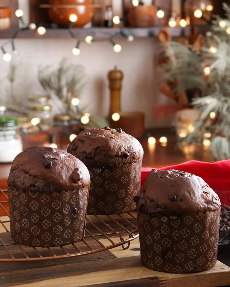 pan dulce chocolate panettone navidad