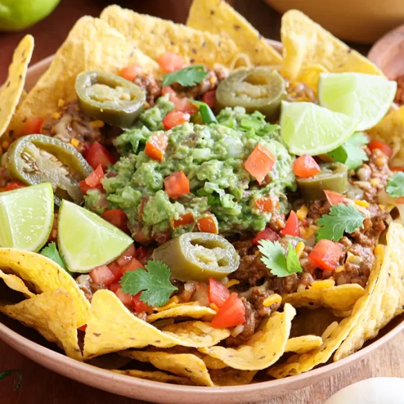nachos totopos carne botana