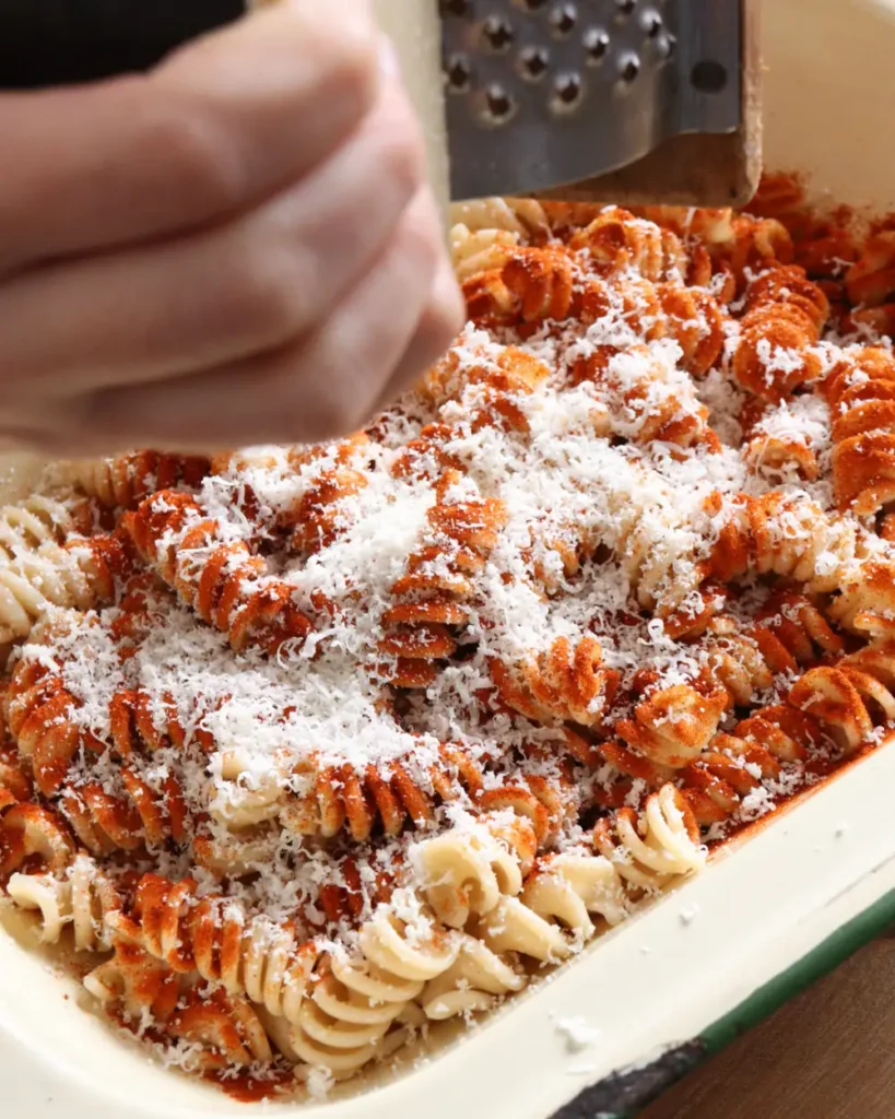 queso rallado en pasta snack