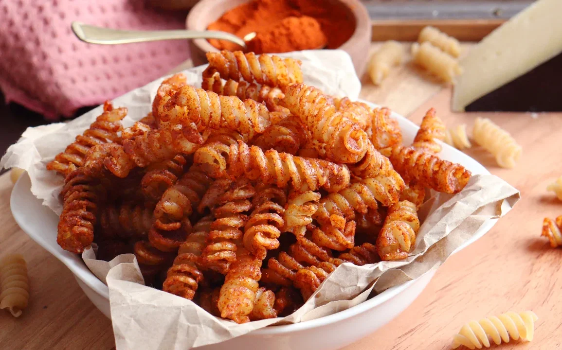 snack de pasta al horno