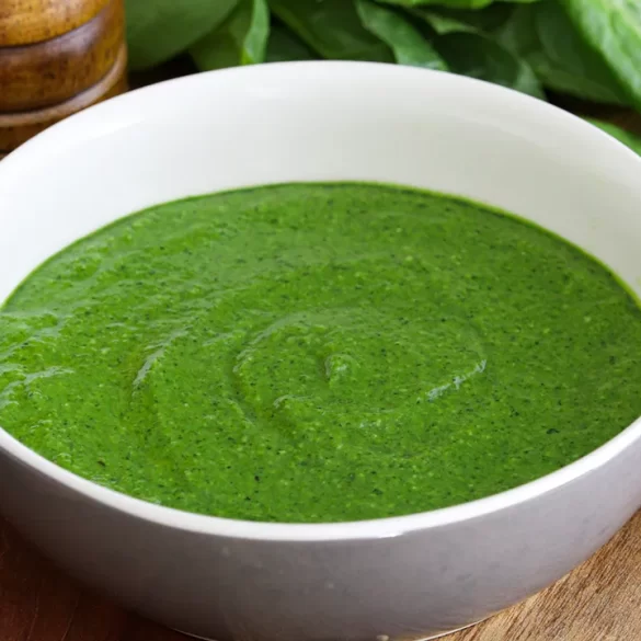 pesto de espinaca
