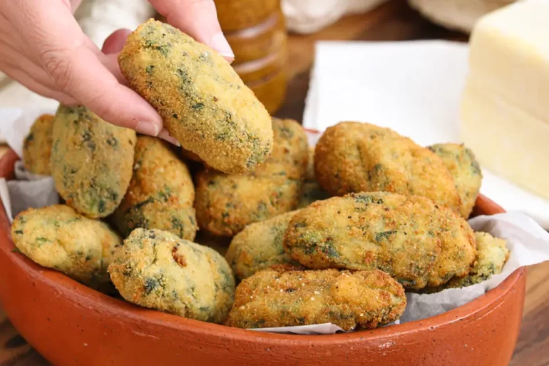 croquetas espinaca queso receta bechamel