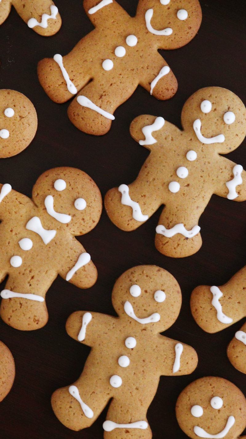 galletas de jengibre navideñas gingerbread cookies
