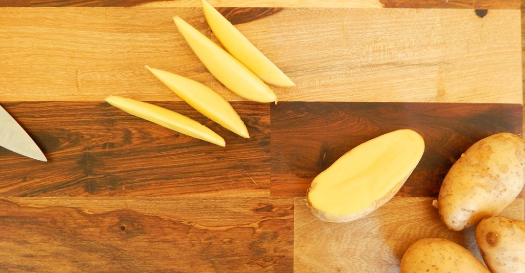 papas rusticas al horno con queso facil rapido
