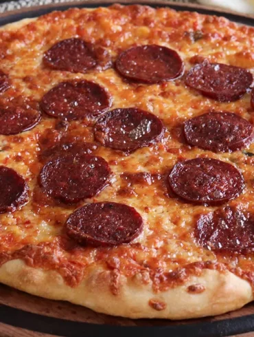 pizza new york pepperoni receta