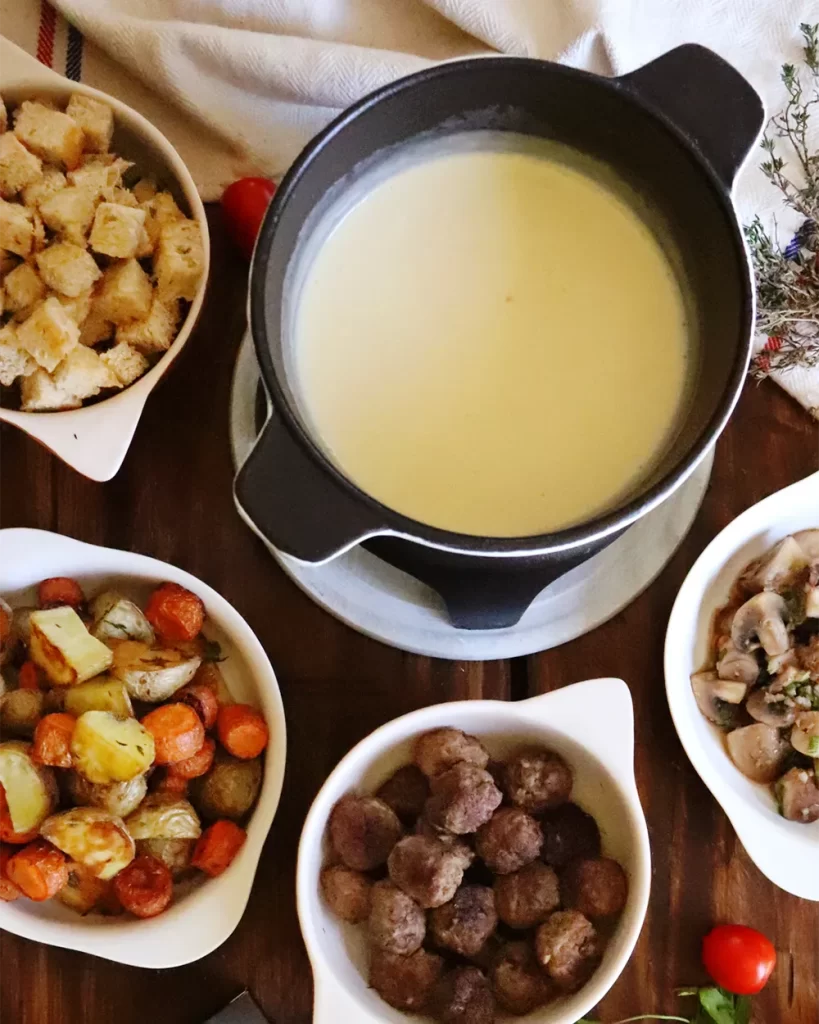 opciones para disfrutar fondue