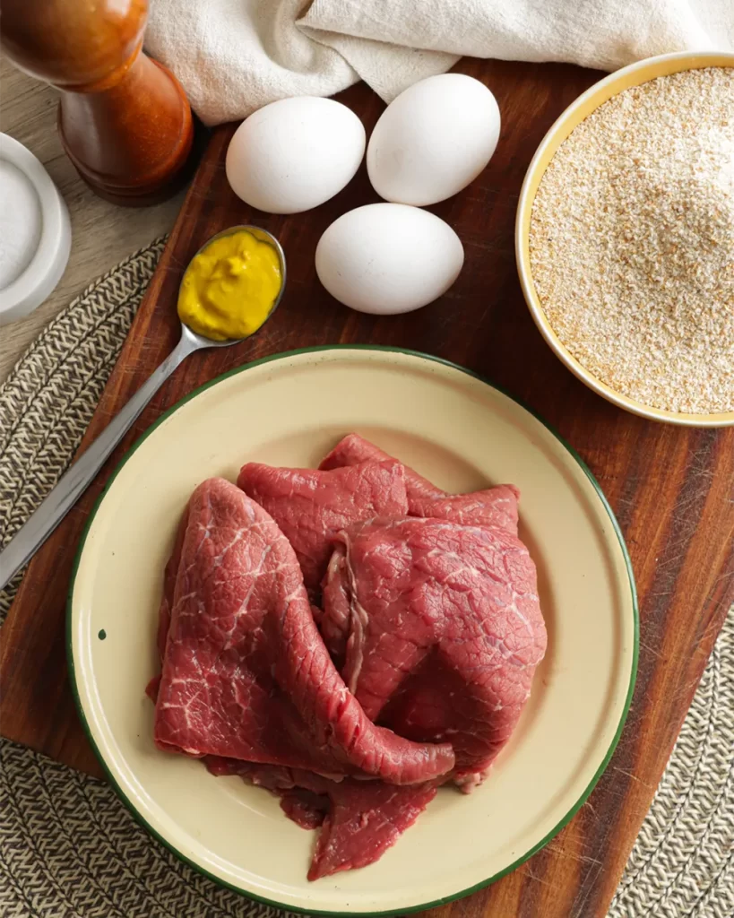 ingredientes para milanesas de carne