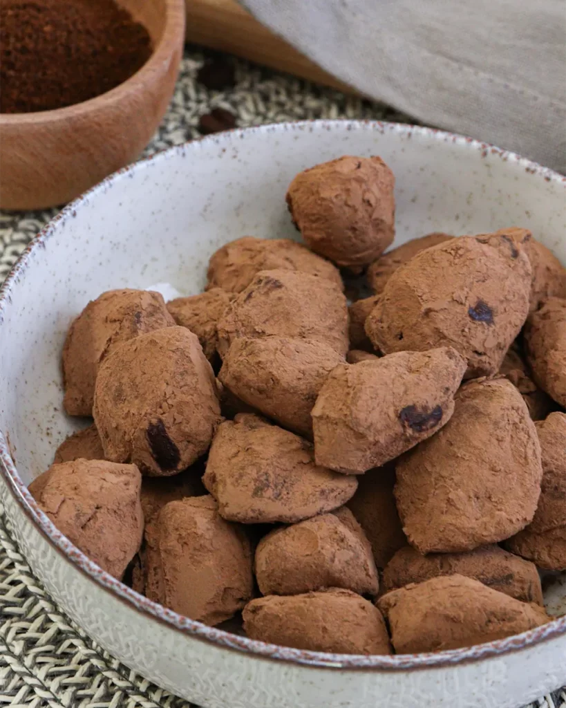 trufas de cafe y chocolate