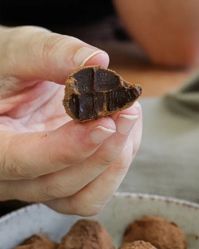 trufas de cafe y chocolate