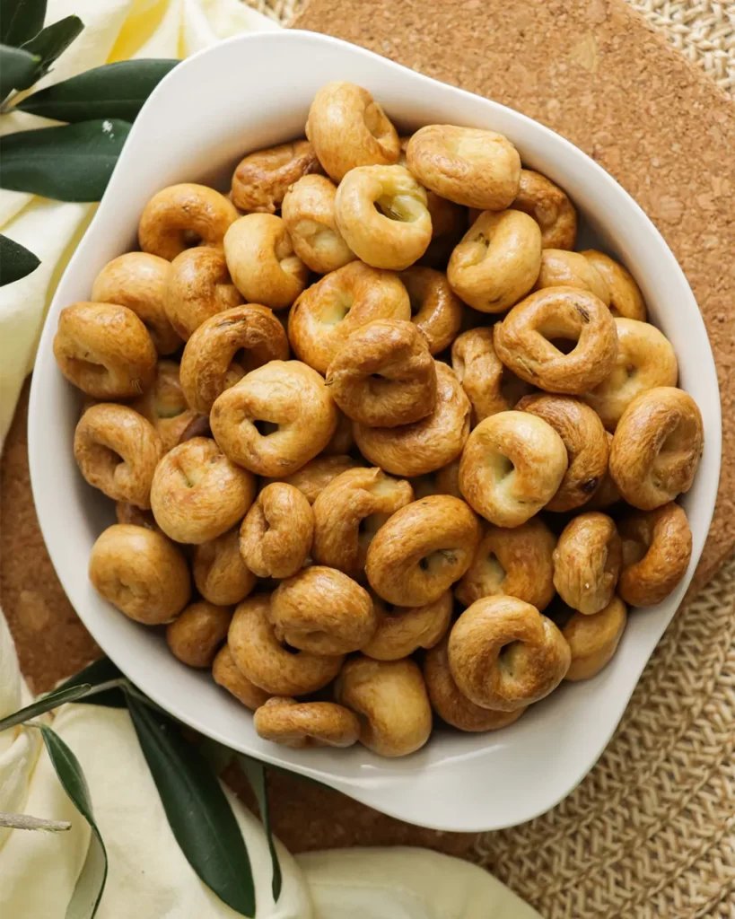 taralli salado con semillas de hinojo