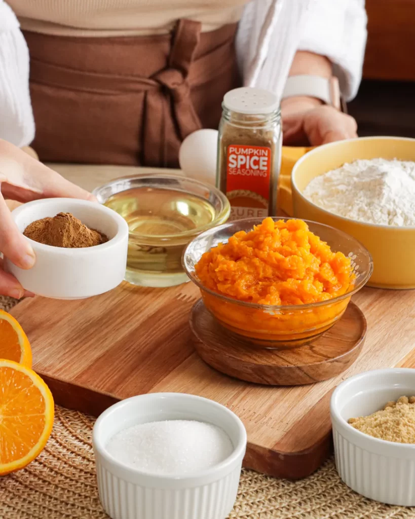 pumpkin bread ingredientes