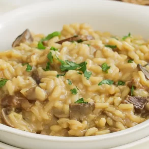 risotto de hongos