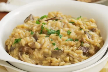 risotto de hongos