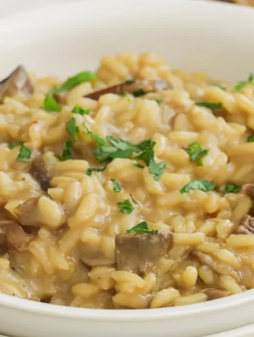 risotto de hongos