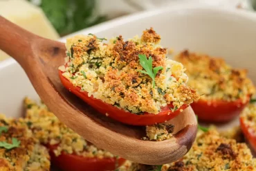 tomates gratinados al horno