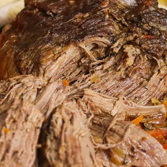 carne al horno desmechada