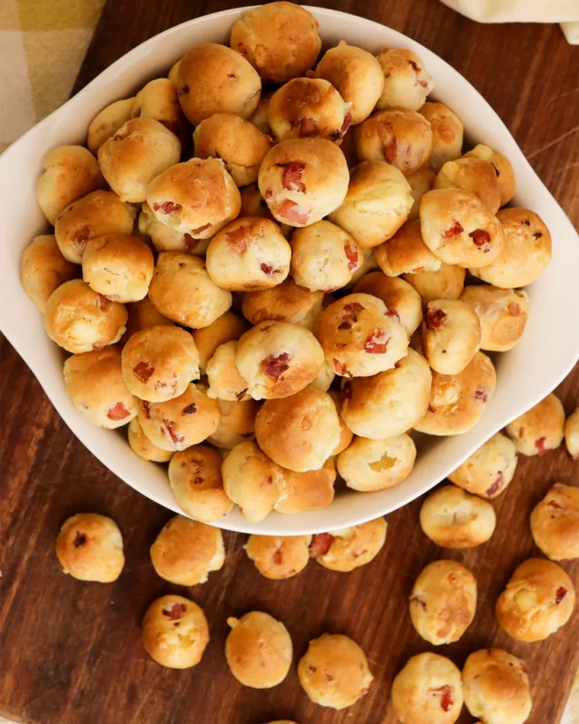 bizcochitos bites queso y panceta