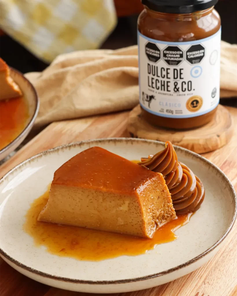 flan de dulce de leche con dulce de leche