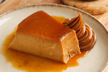flan de dulce de leche