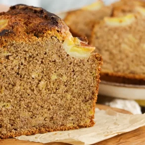 budin de banana con harina integral