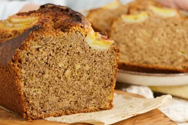 budin de banana con harina integral