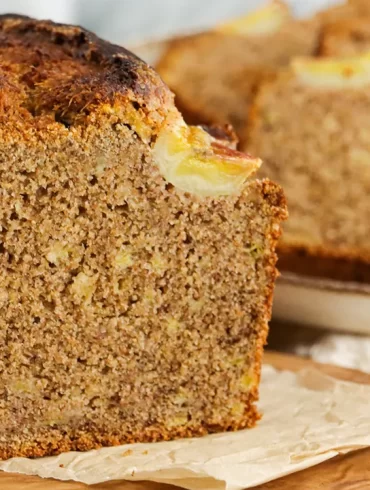 budin de banana con harina integral