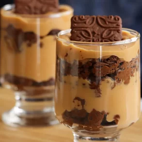 chocotorta clásica en vasos