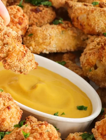 popcorn chicken pollo freidora de aire