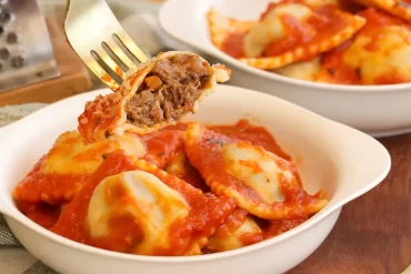 ravioles caseros de osobuco