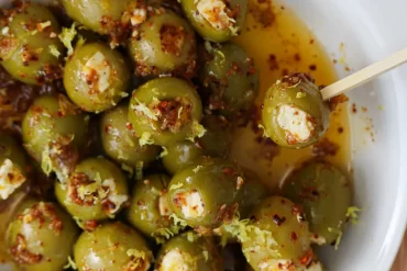 aceitunas rellenas con queso