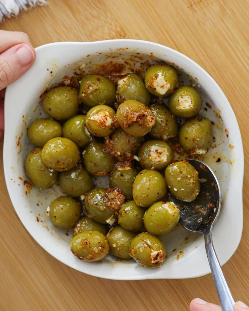 aceitunas con queso