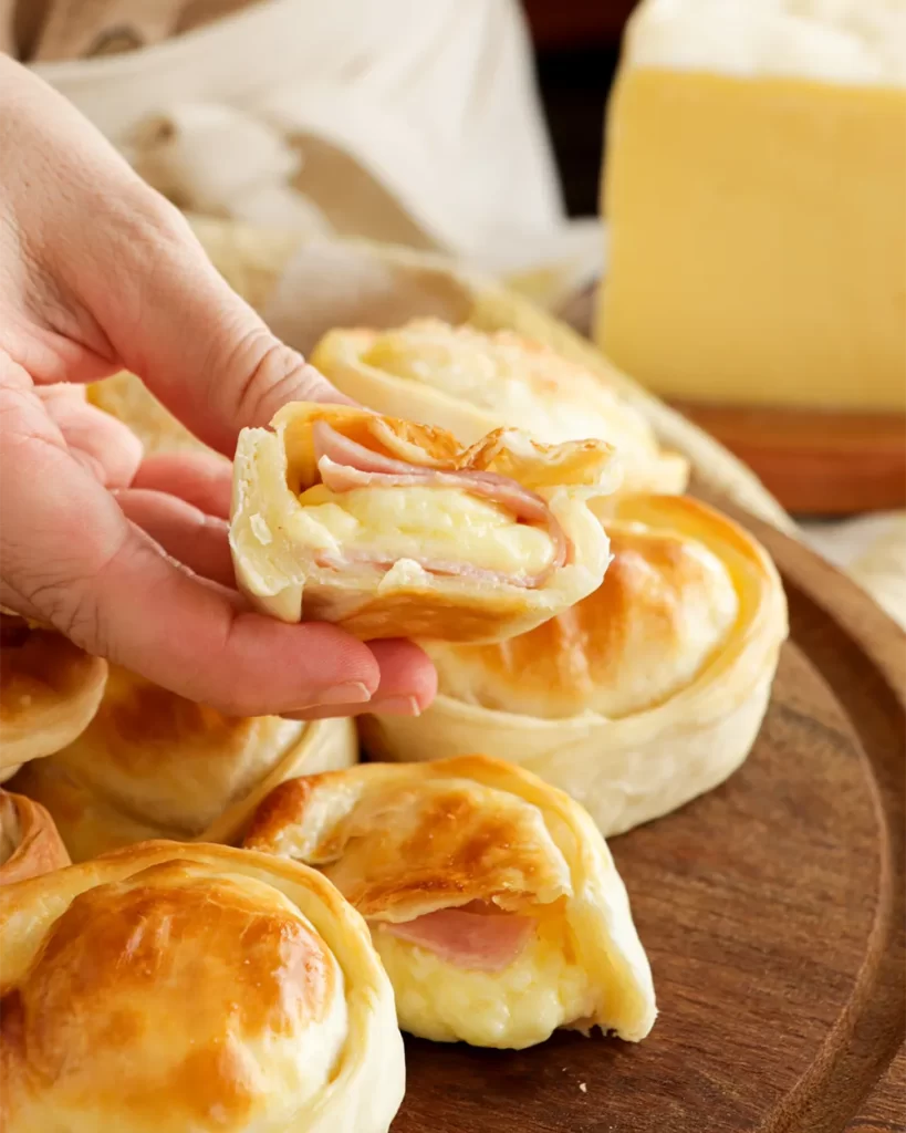 empanada de jamon y queso caseras