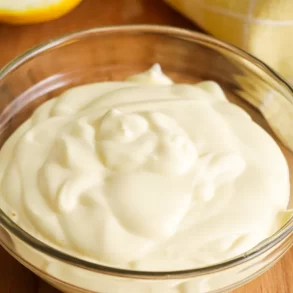 mayonesa casera con huevo cocido