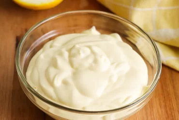 mayonesa casera con huevo cocido