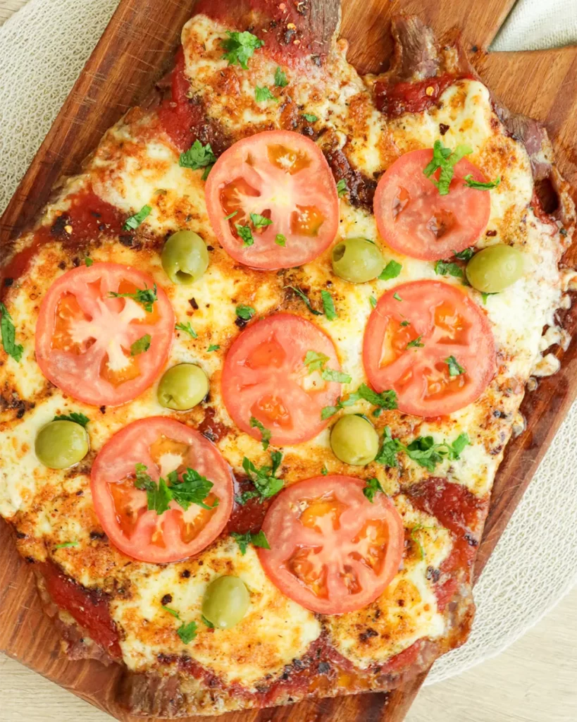 matambre a la pizza con tomate