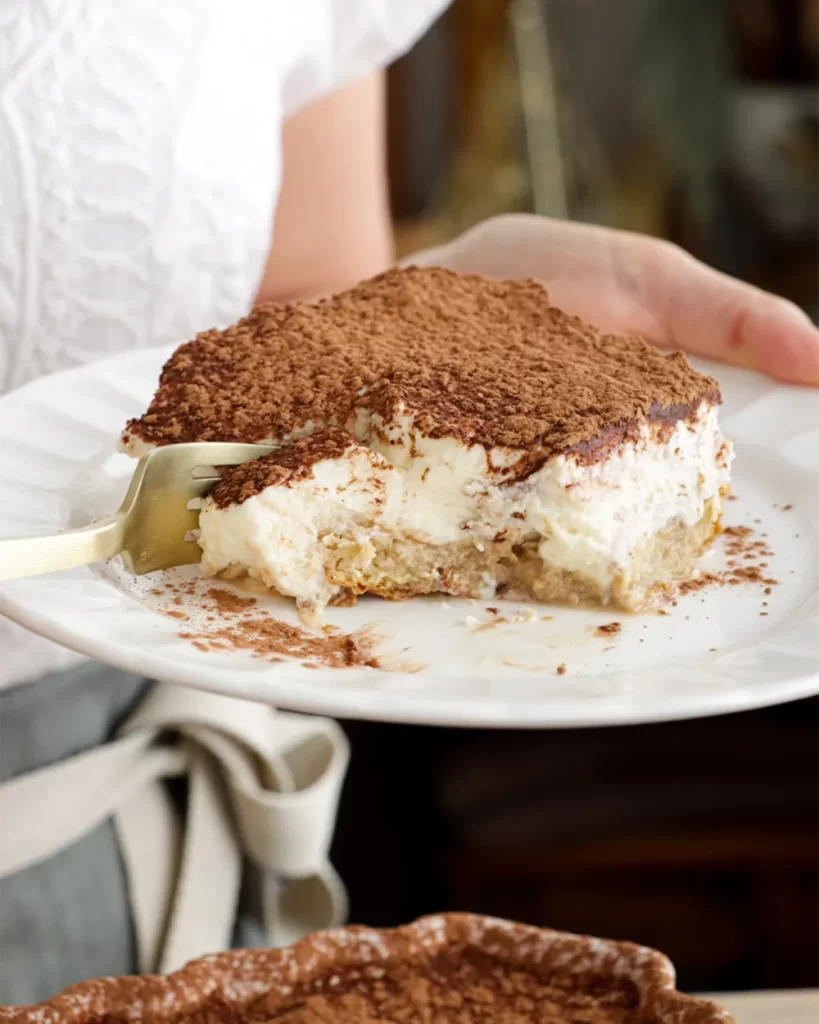 tiramisu pan dulce sin horno