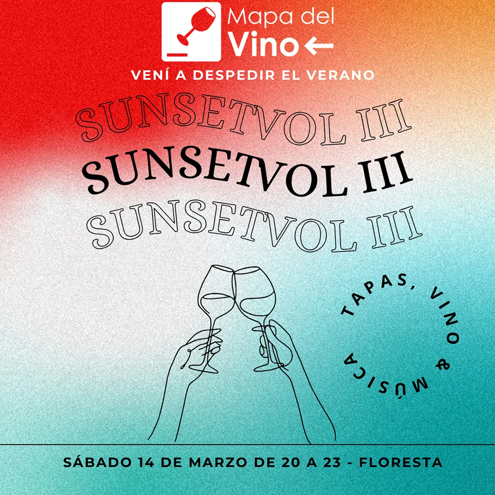 mapa del vino sunset