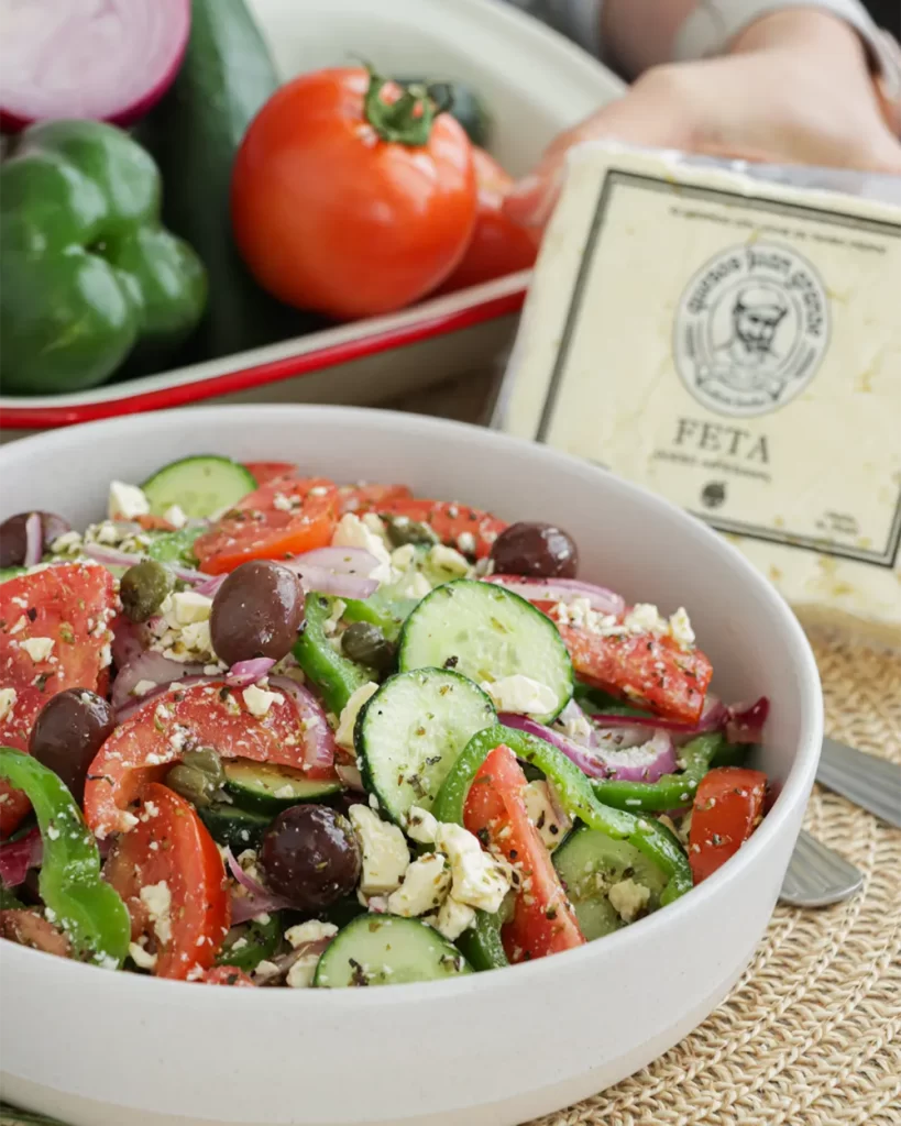 ensalada griega autentica