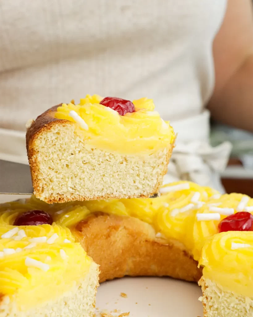 rosca de pascua porcion