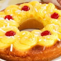 rosca de pascua con crema pastelera