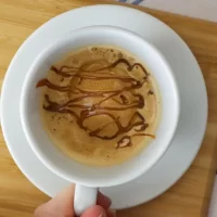 affogato con helado de dulce de leche