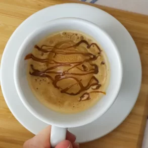 affogato con helado de dulce de leche